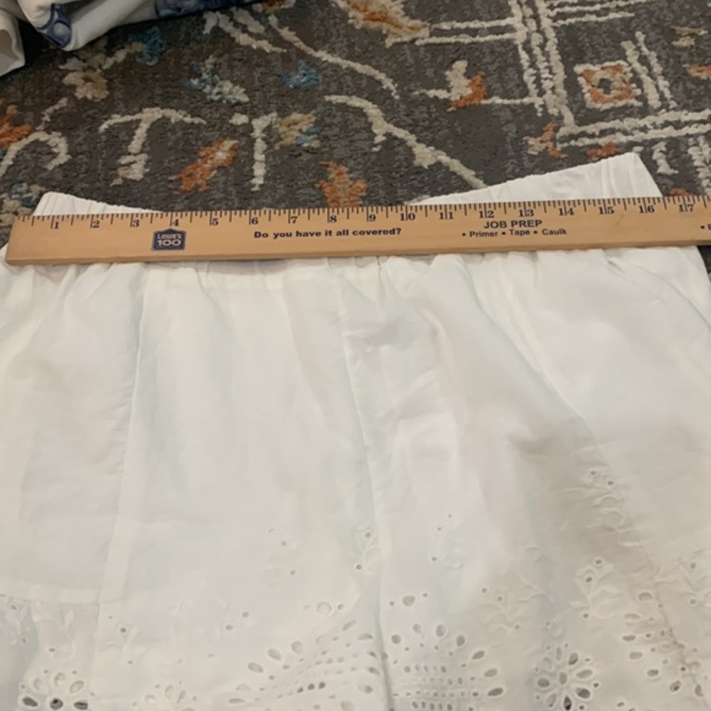 NWT Versona White Lace Bottom Shorts‎ Elastic Waist Women’s Size XL - Picture 6 of 7